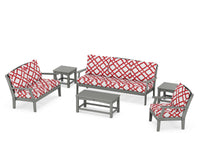 Thumbnail for Trex Yacht Club 6-Piece Deep Seating Set