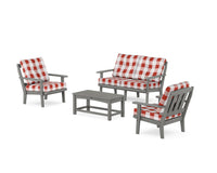 Thumbnail for Trex Cape Cod 4-Piece Deep Seating Set with Loveseat