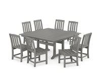 Thumbnail for Trex Cape Cod Side Chair 9-Piece Square Farmhouse Dining Set with Trestle Legs