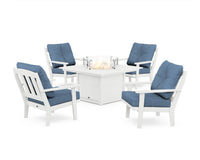 Thumbnail for Trex Cape Cod 5-Piece Deep Seating Set with Fire Pit Table