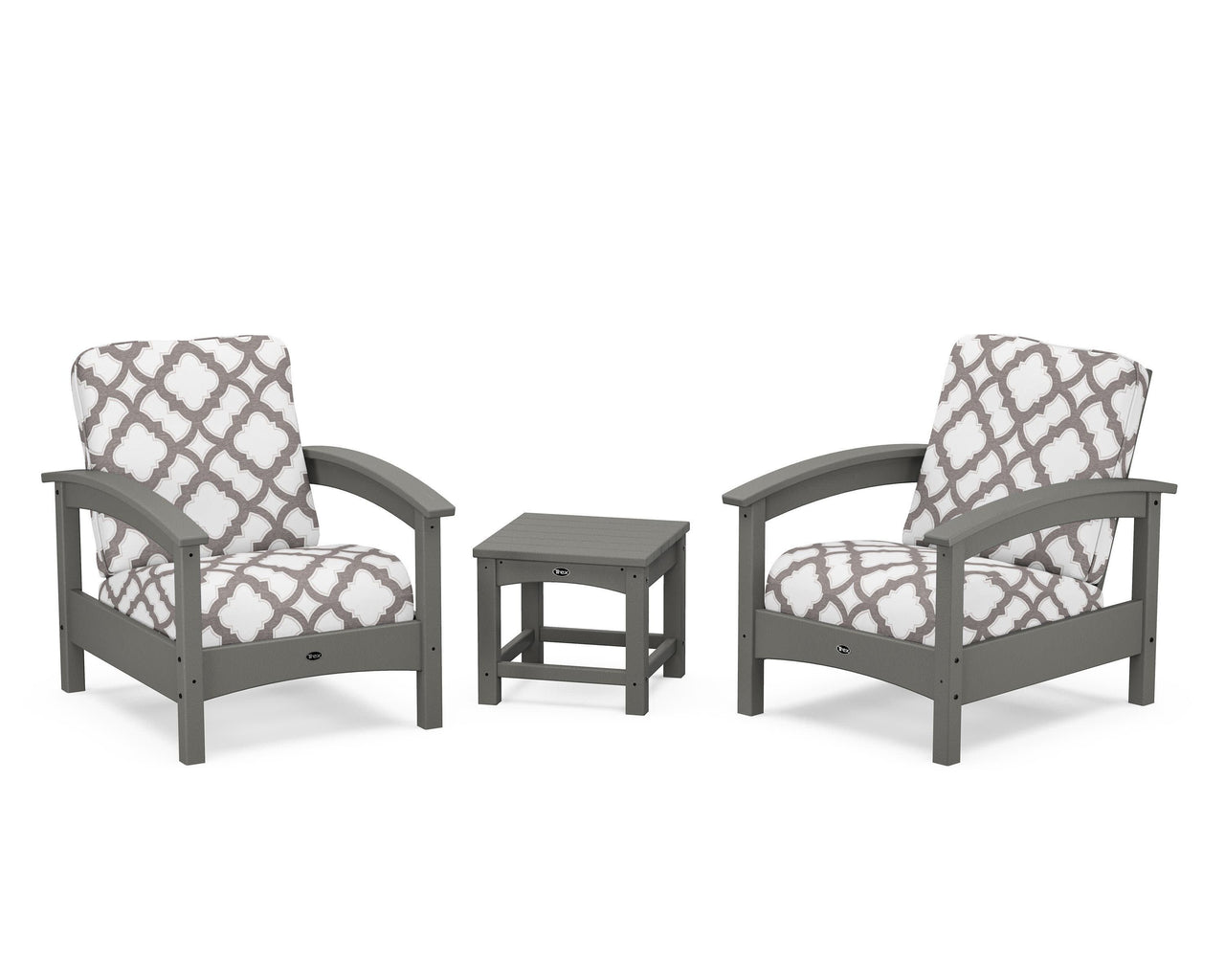 Trex Rockport Club 3-Piece Deep Seating Conversation Set