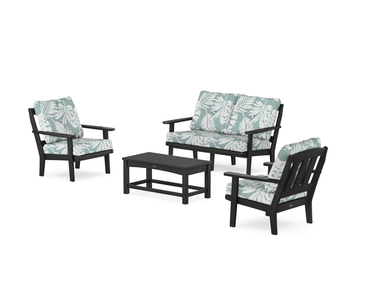 Trex Cape Cod 4-Piece Deep Seating Set with Loveseat