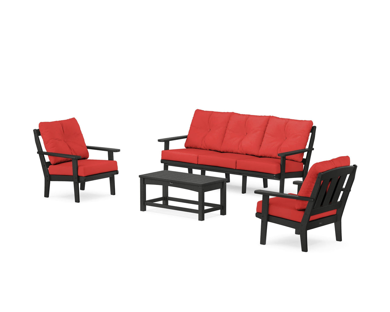Trex Cape Cod 4-Piece Deep Seating Set with Sofa