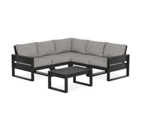 Thumbnail for Trex Eastport 6-Piece Deep Seating Sectional + Coffee Table Set
