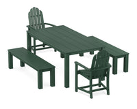 Thumbnail for Trex Cape Cod Adirondack 5-Piece Parsons Dining Set with Benches