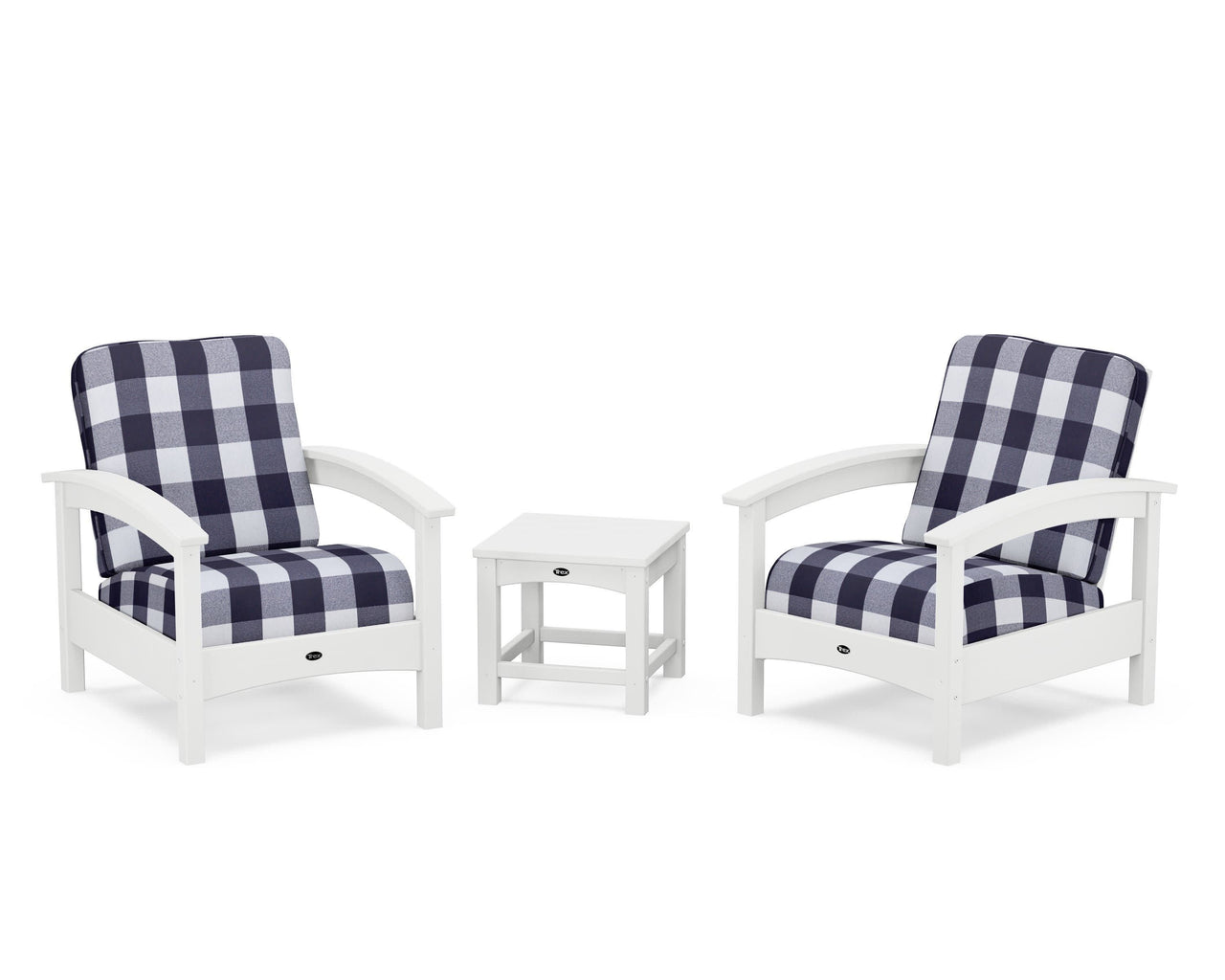 Trex Rockport Club 3-Piece Deep Seating Conversation Set