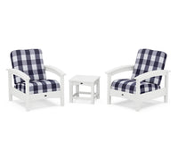 Thumbnail for Trex Rockport Club 3-Piece Deep Seating Conversation Set