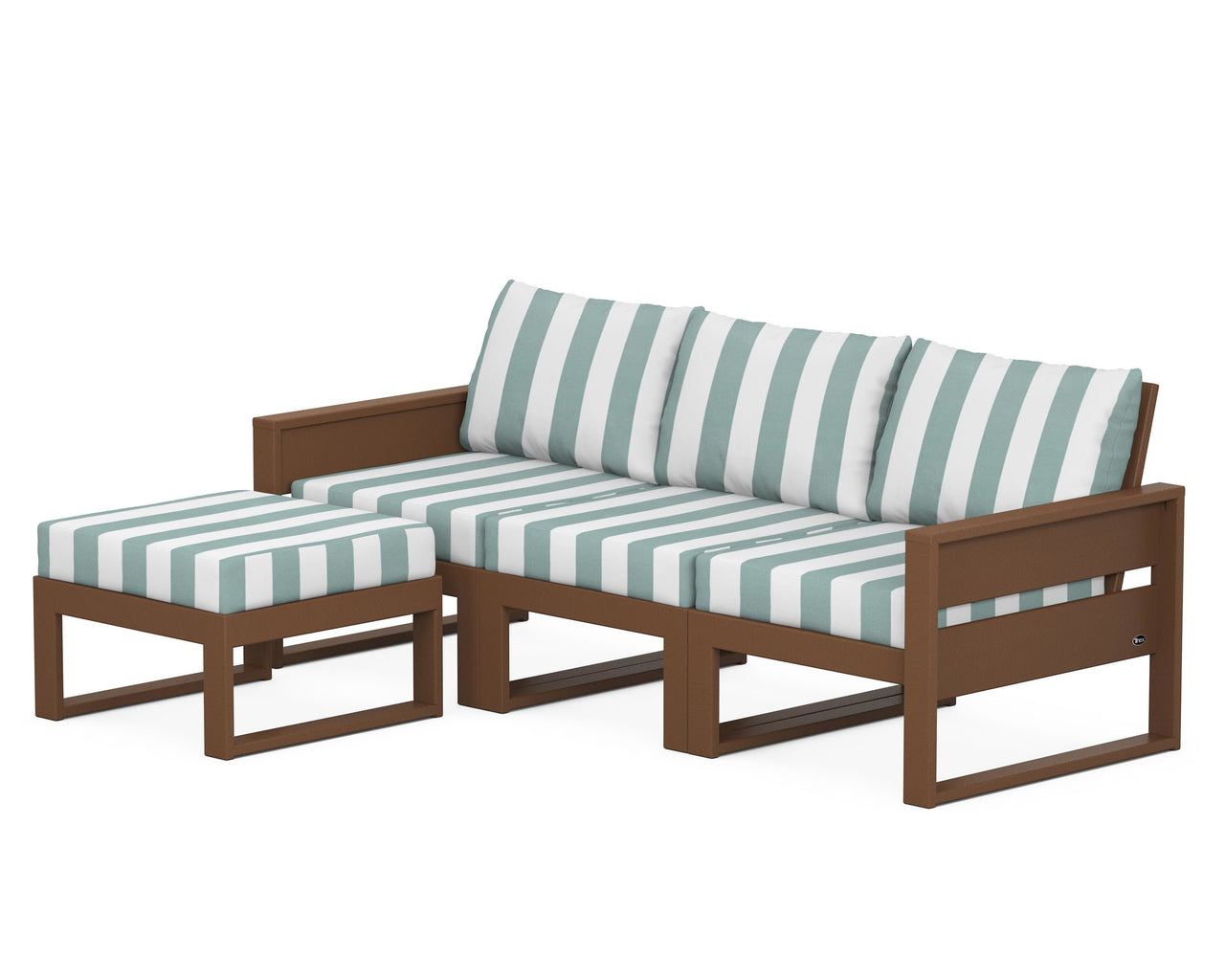 Trex Eastport 4- Piece Sectional with Ottoman