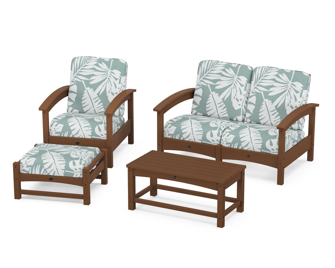 Trex Rockport 4-Piece Deep Seating Conversation Group