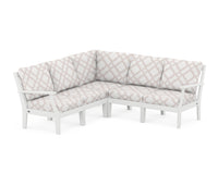 Thumbnail for Trex Yacht Club Modular 5-Piece Deep Seating Set