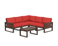 Thumbnail for Trex Eastport 6-Piece Deep Seating Sectional + Coffee Table Set