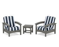 Thumbnail for Trex Rockport Club 3-Piece Deep Seating Conversation Set