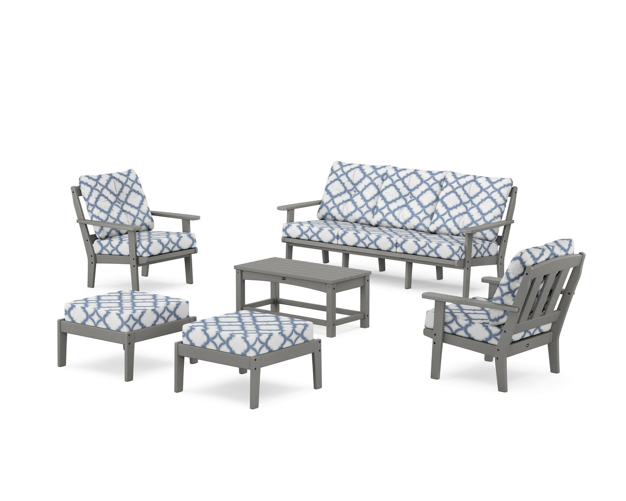 Trex Cape Cod 6-Piece Lounge Sofa Set