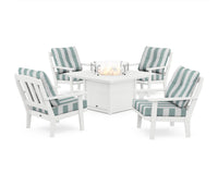 Thumbnail for Trex Cape Cod 5-Piece Deep Seating Set with Fire Pit Table