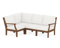 Thumbnail for Trex Yacht Club Modular 4-Piece Deep Seating Set