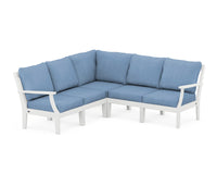 Thumbnail for Trex Yacht Club Modular 5-Piece Deep Seating Set