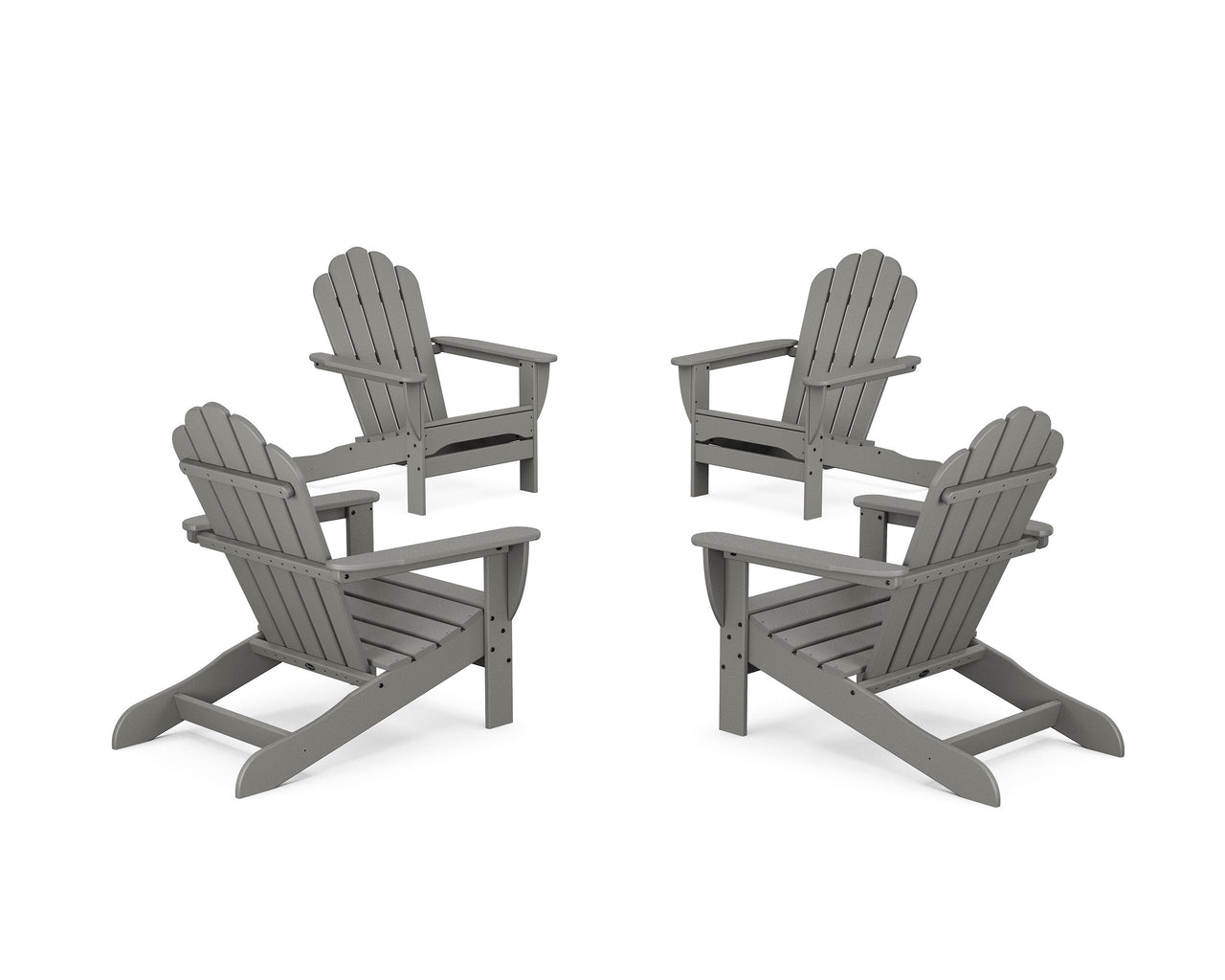 Trex 4-Piece Monterey Bay Oversized Adirondack Chair Conversation Set