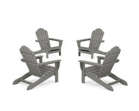 Thumbnail for Trex 4-Piece Monterey Bay Oversized Adirondack Chair Conversation Set