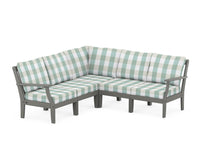 Thumbnail for Trex Yacht Club Modular 5-Piece Deep Seating Set