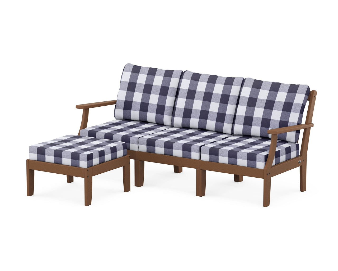 Trex Yacht Club Modular 4-Piece Deep Seating Set with Ottoman