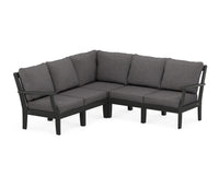 Thumbnail for Trex Yacht Club Modular 5-Piece Deep Seating Set