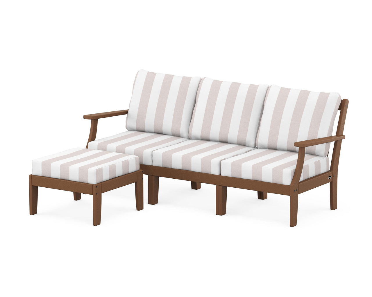 Trex Yacht Club Modular 4-Piece Deep Seating Set with Ottoman