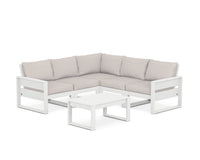 Thumbnail for Trex Eastport 6-Piece Deep Seating Sectional + Coffee Table Set