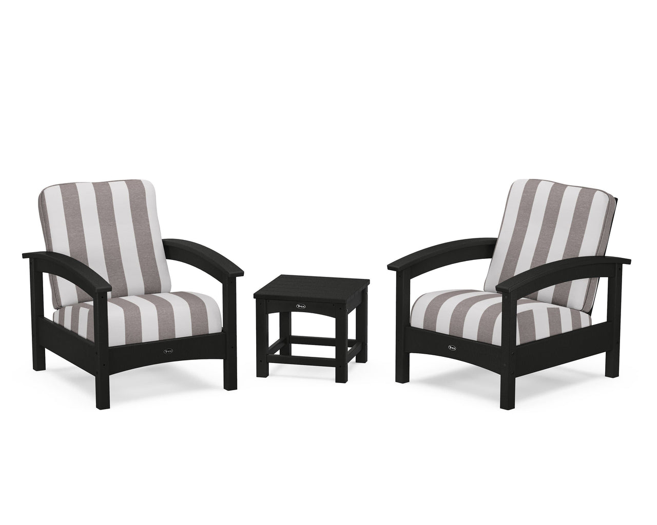 Trex Rockport Club 3-Piece Deep Seating Conversation Set