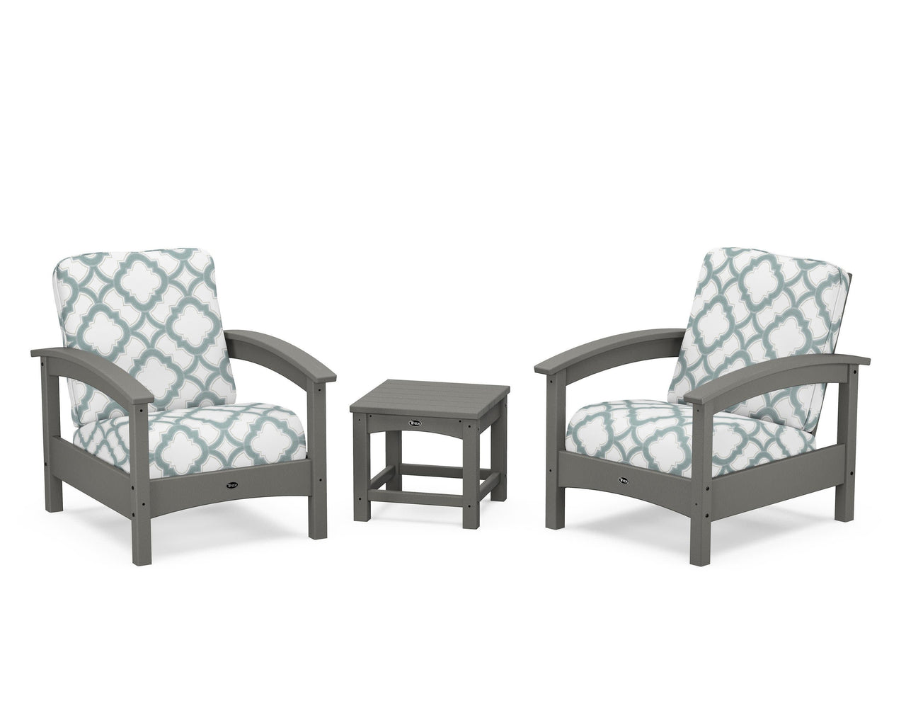 Trex Rockport Club 3-Piece Deep Seating Conversation Set