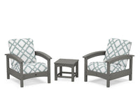 Thumbnail for Trex Rockport Club 3-Piece Deep Seating Conversation Set