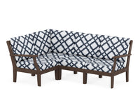 Thumbnail for Trex Yacht Club Modular 4-Piece Deep Seating Set