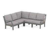 Thumbnail for Trex Yacht Club Modular 5-Piece Deep Seating Set