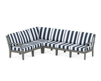 Thumbnail for Trex Yacht Club Modular 6-Piece Deep Seating Set