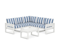 Thumbnail for Trex Eastport 6-Piece Deep Seating Sectional + Coffee Table Set