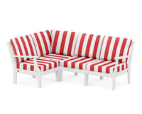 Thumbnail for Trex Yacht Club Modular 4-Piece Deep Seating Set