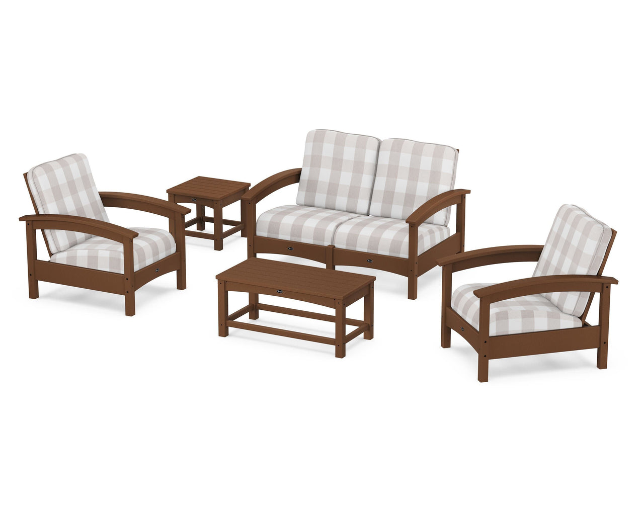 Trex Rockport Club 6-Piece Deep Seating Conversation Set