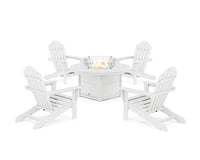 Thumbnail for Trex 5-Piece Monterey Bay Adirondack Conversation Set with Fire Pit Table