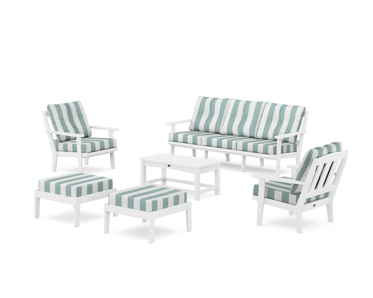 Trex Cape Cod 6-Piece Lounge Sofa Set