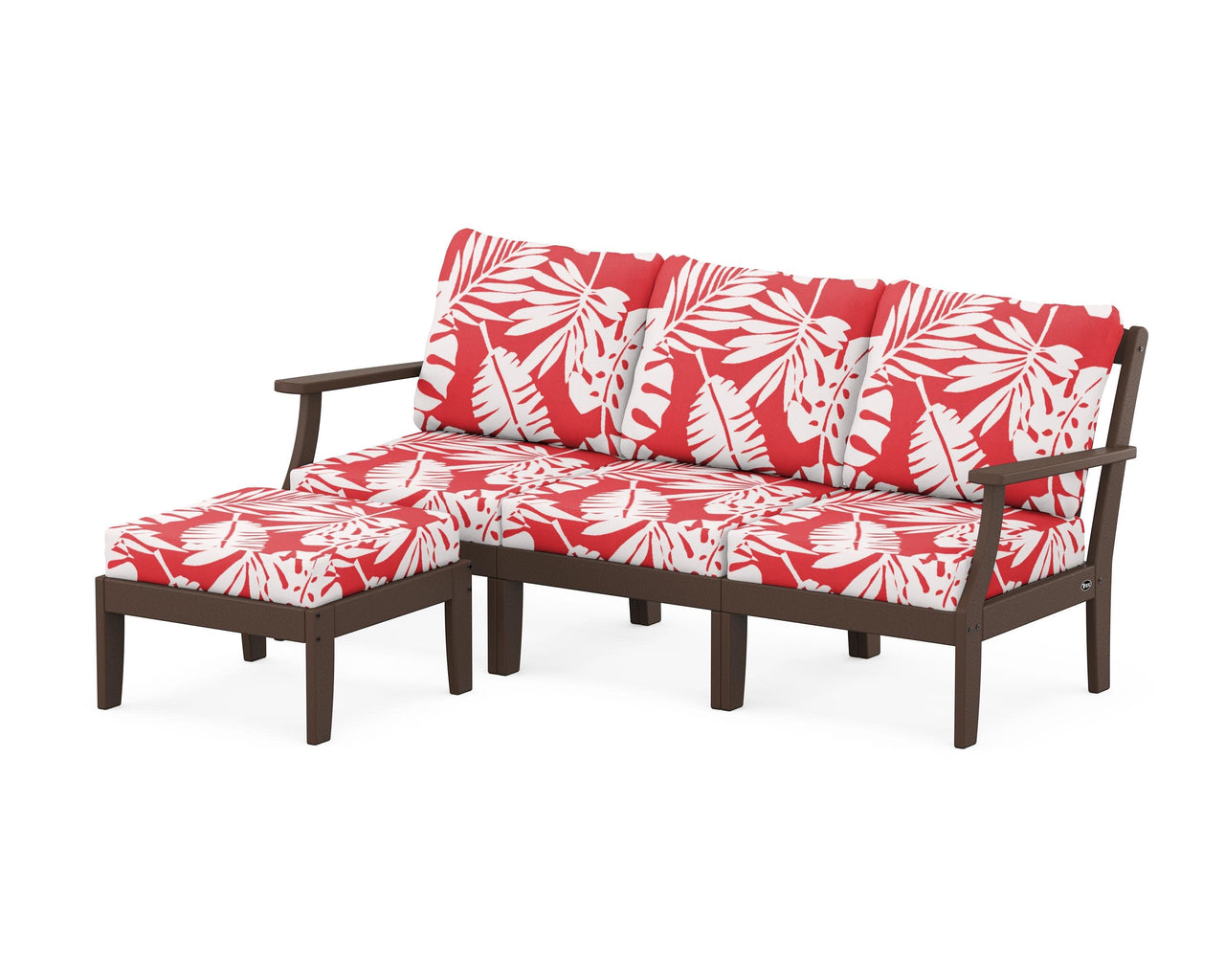 Trex Yacht Club Modular 4-Piece Deep Seating Set with Ottoman