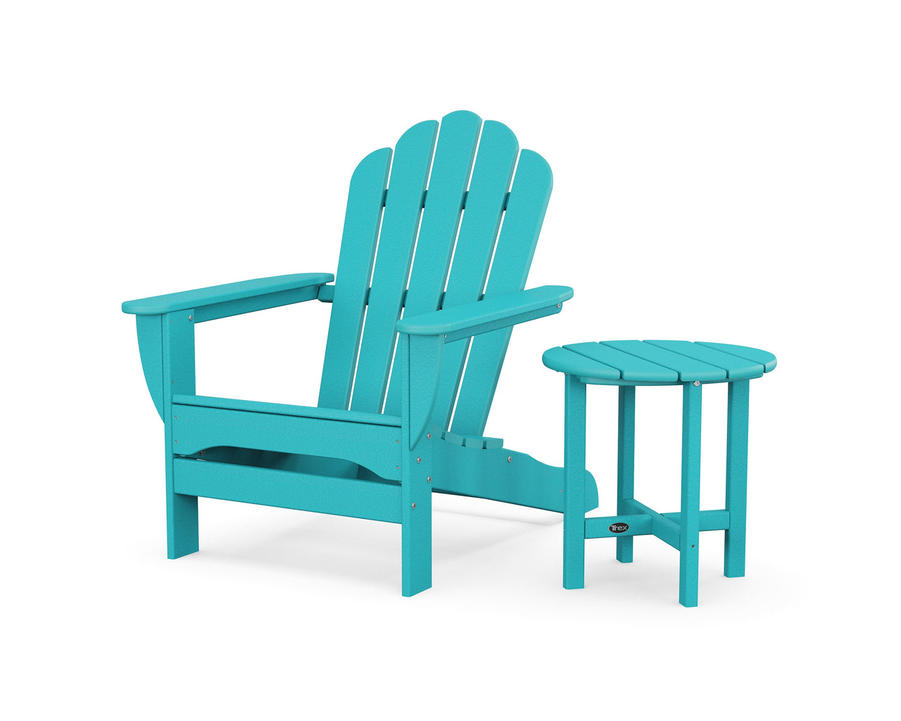 Trex Monterey Bay Oversized Adirondack Chair with Side Table