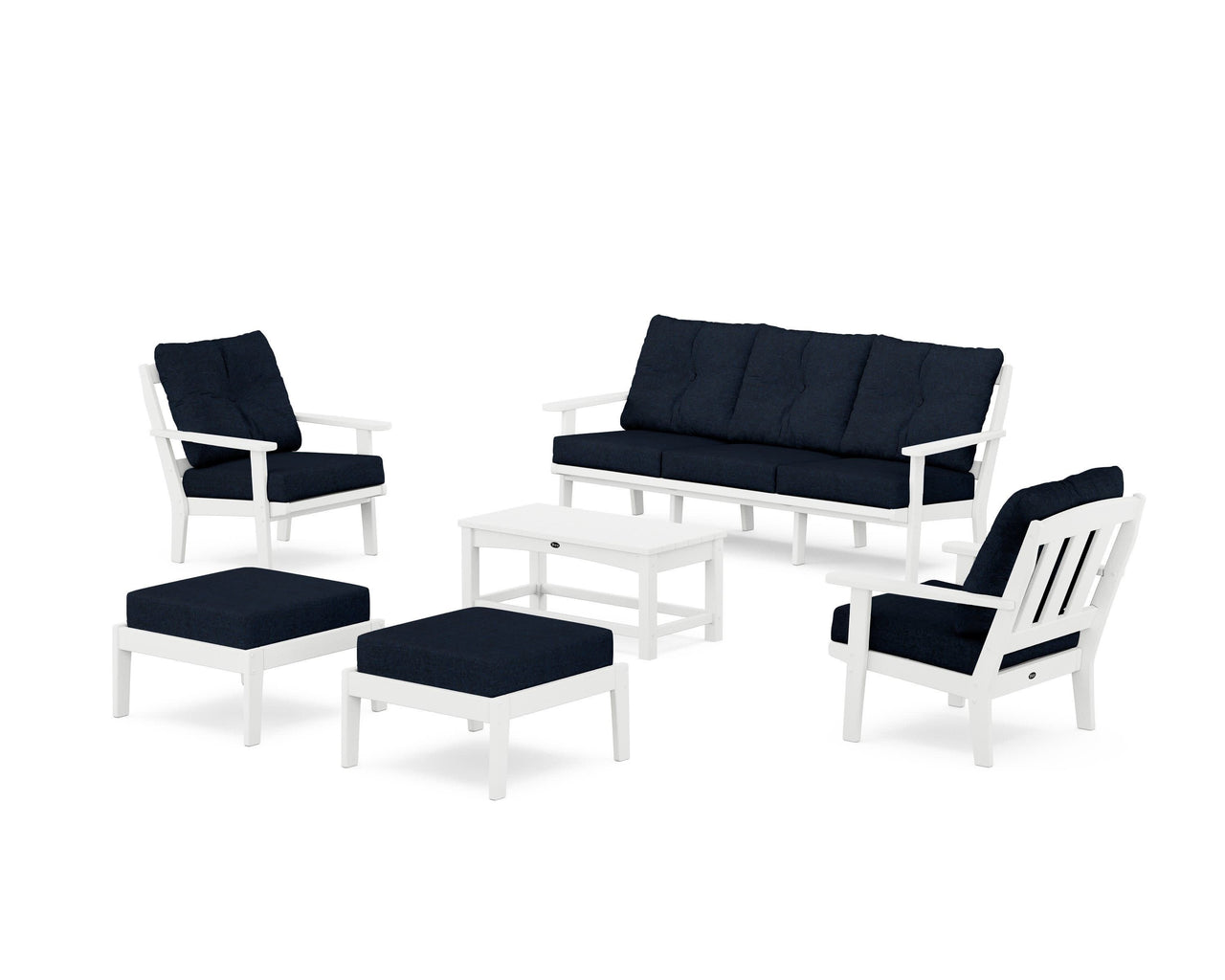 Trex Cape Cod 6-Piece Lounge Sofa Set