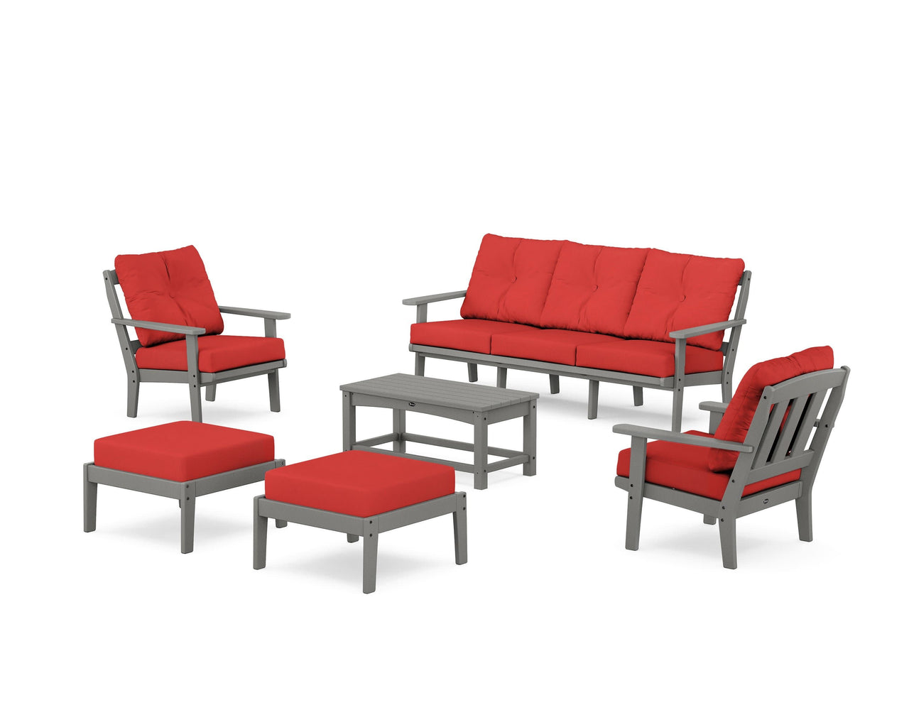 Trex Cape Cod 6-Piece Lounge Sofa Set