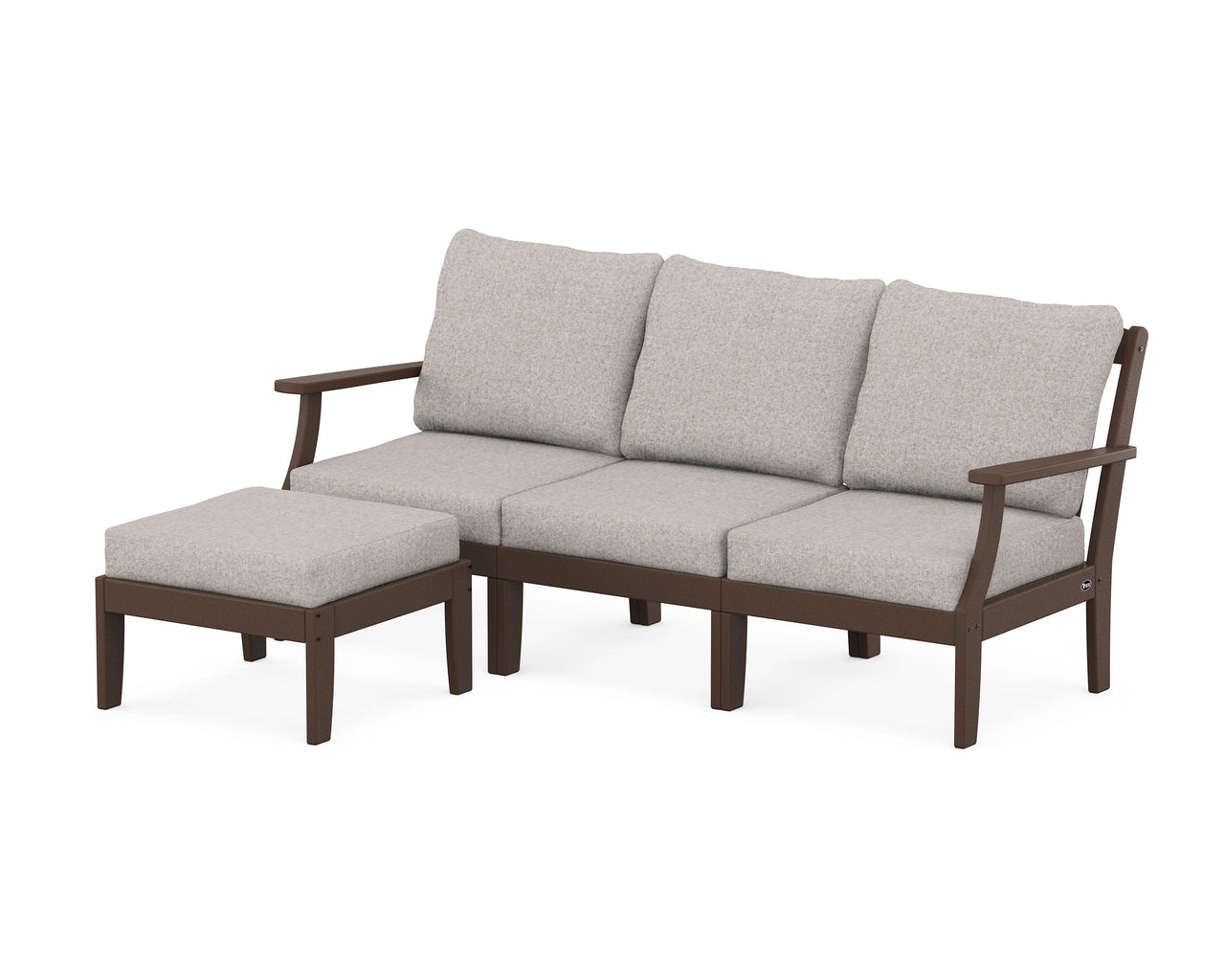 Trex Yacht Club Modular 4-Piece Deep Seating Set with Ottoman