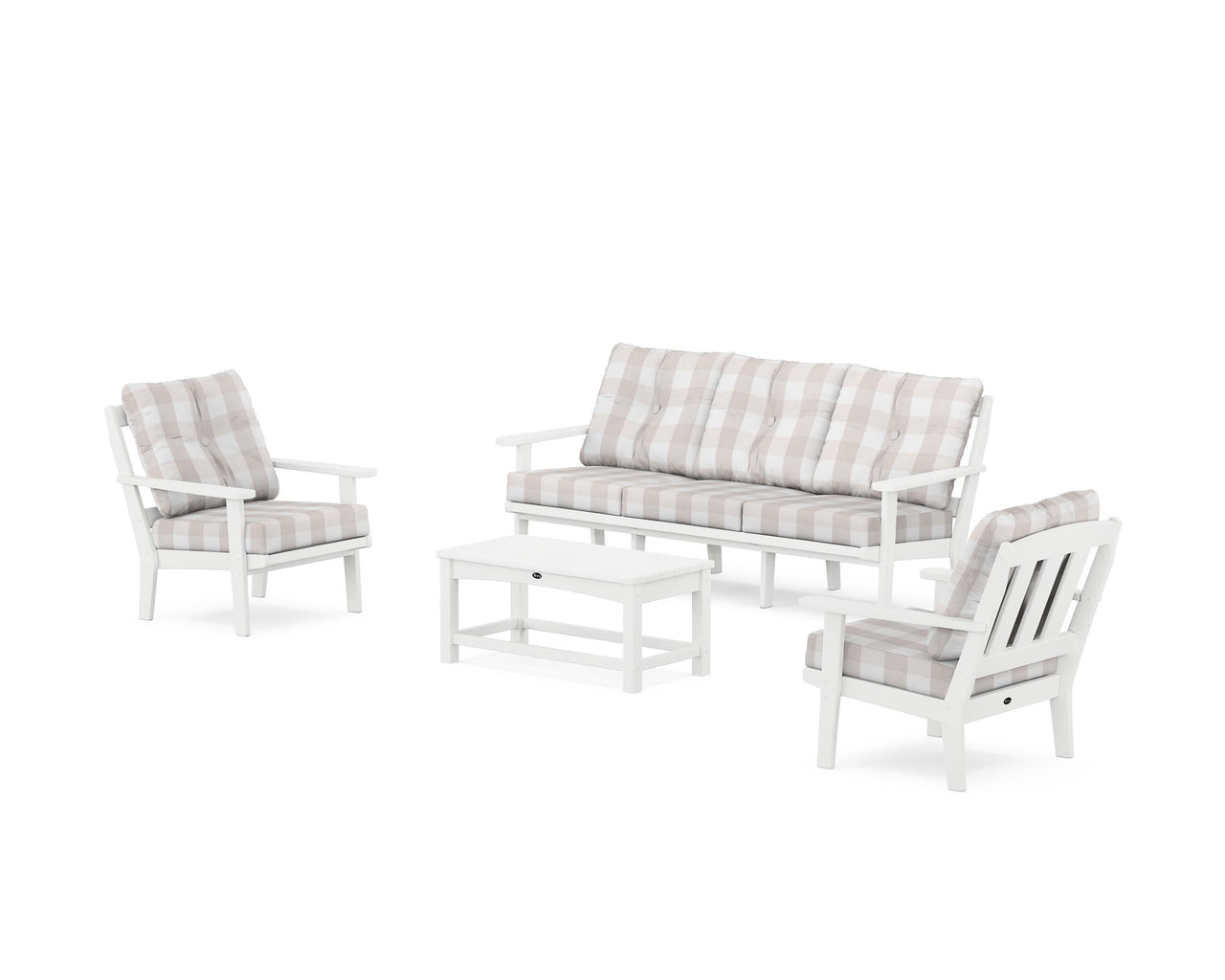 Trex Cape Cod 4-Piece Deep Seating Set with Sofa