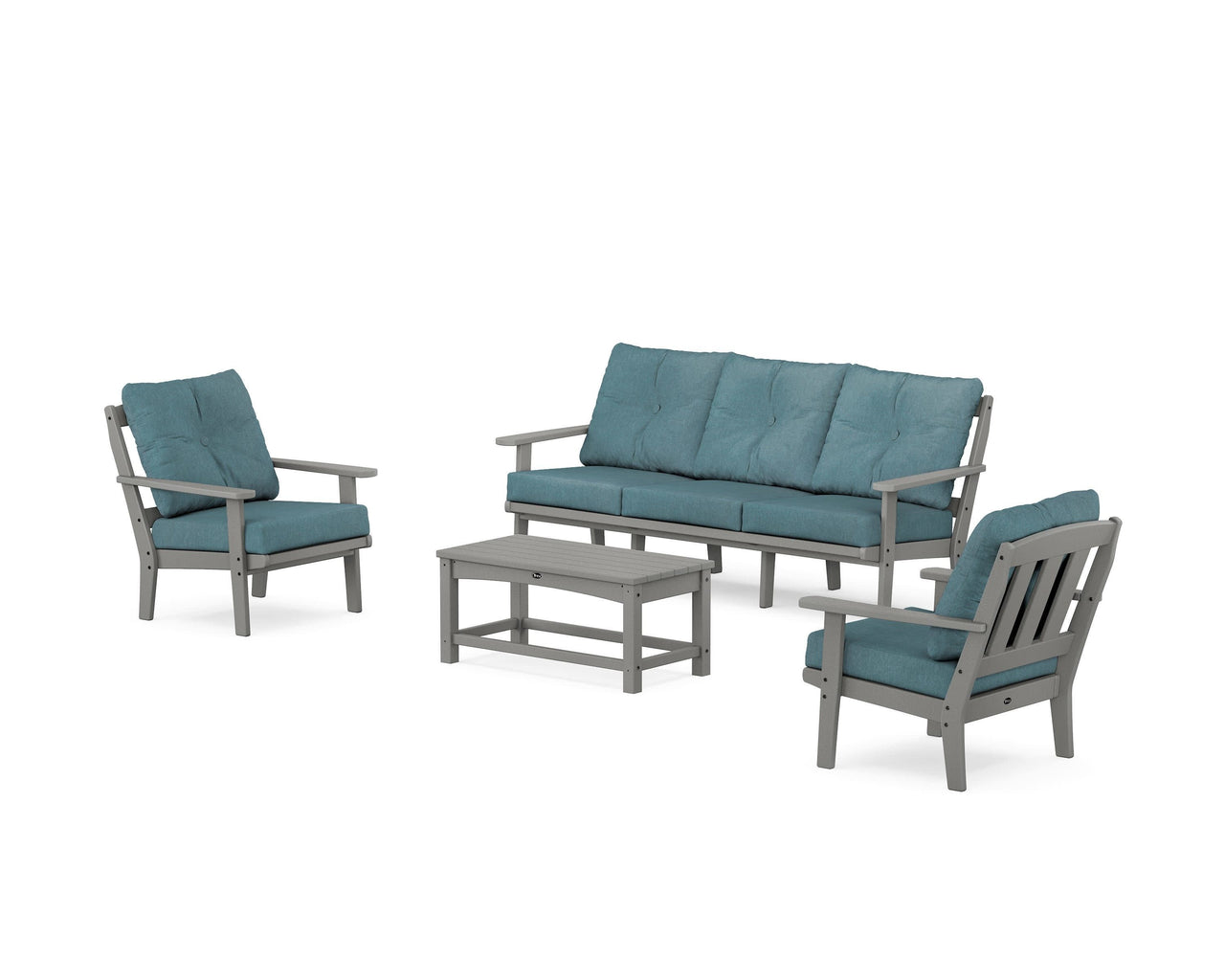Trex Cape Cod 4-Piece Deep Seating Set with Sofa