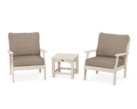 Thumbnail for Trex Yacht Club 3-Piece Deep Seating Set - Sand Castle
