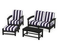 Thumbnail for Trex Rockport 4-Piece Deep Seating Conversation Group