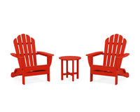 Thumbnail for Trex 3-Piece Monterey Bay Folding Adirondack Set