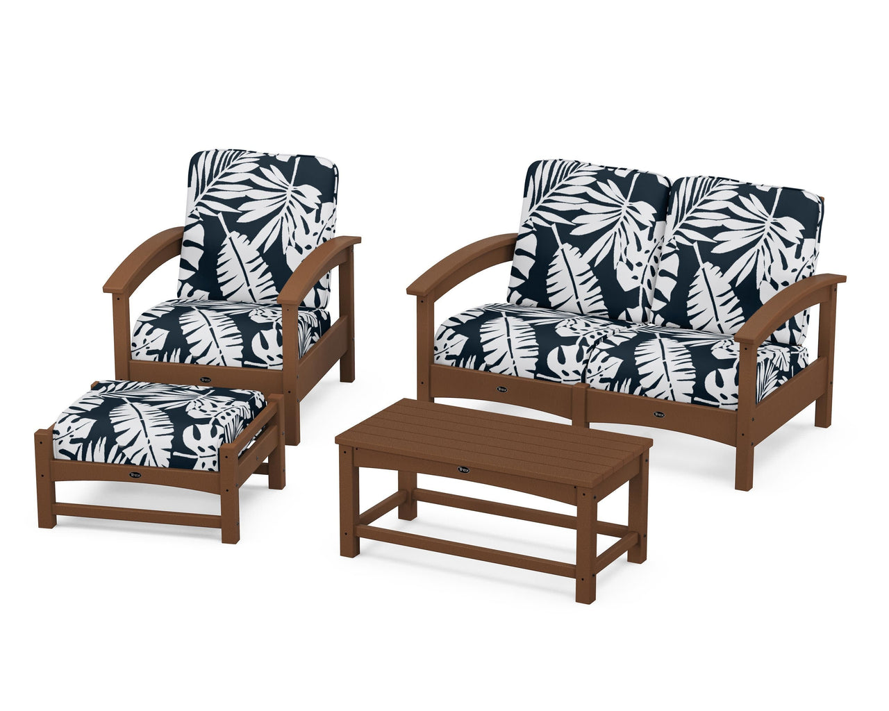 Trex Rockport 4-Piece Deep Seating Conversation Group