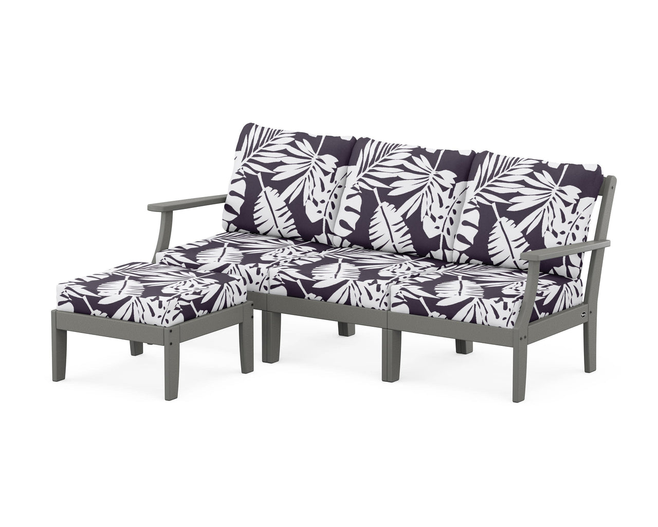Trex Yacht Club Modular 4-Piece Deep Seating Set with Ottoman